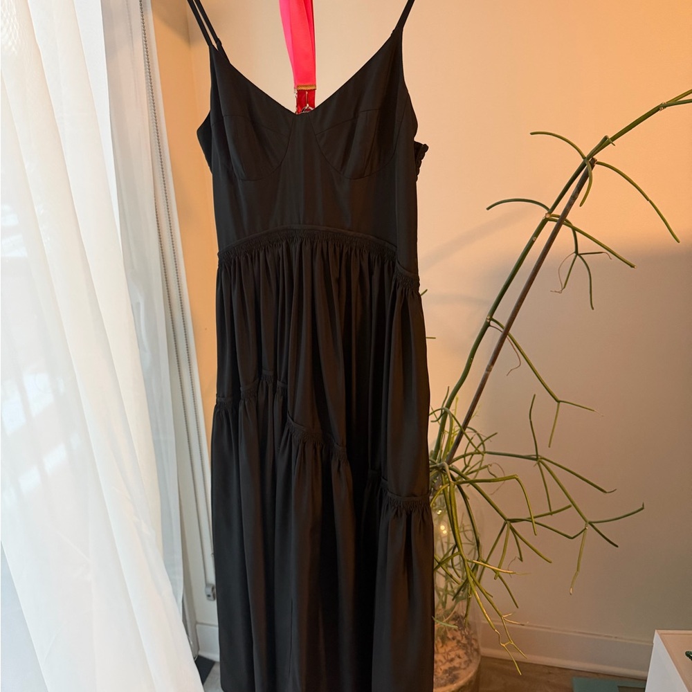 Chic Black Maxi Dress Ukranian brand Katimo